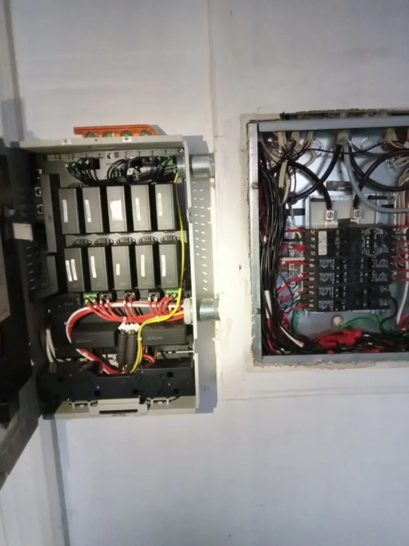 Electrical panel upgrade completed for Indoor Lighting Installation in Benton City